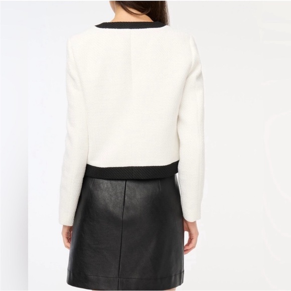 J. Crew Factory Tweed Lady Jacket - Sz 12 - Picture 3 of 7